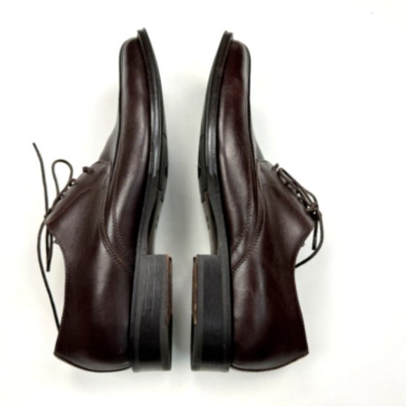 Johnston & Murphy Leather Square Toe Derby Oxford Mens 11 M EUC‎ Lace-up Shoes